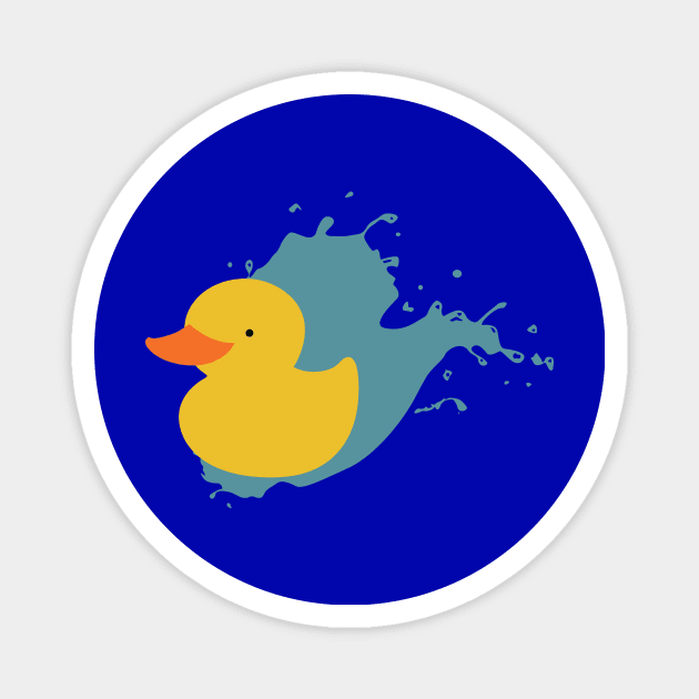 Rubber Duckie Magnet by ilaamen